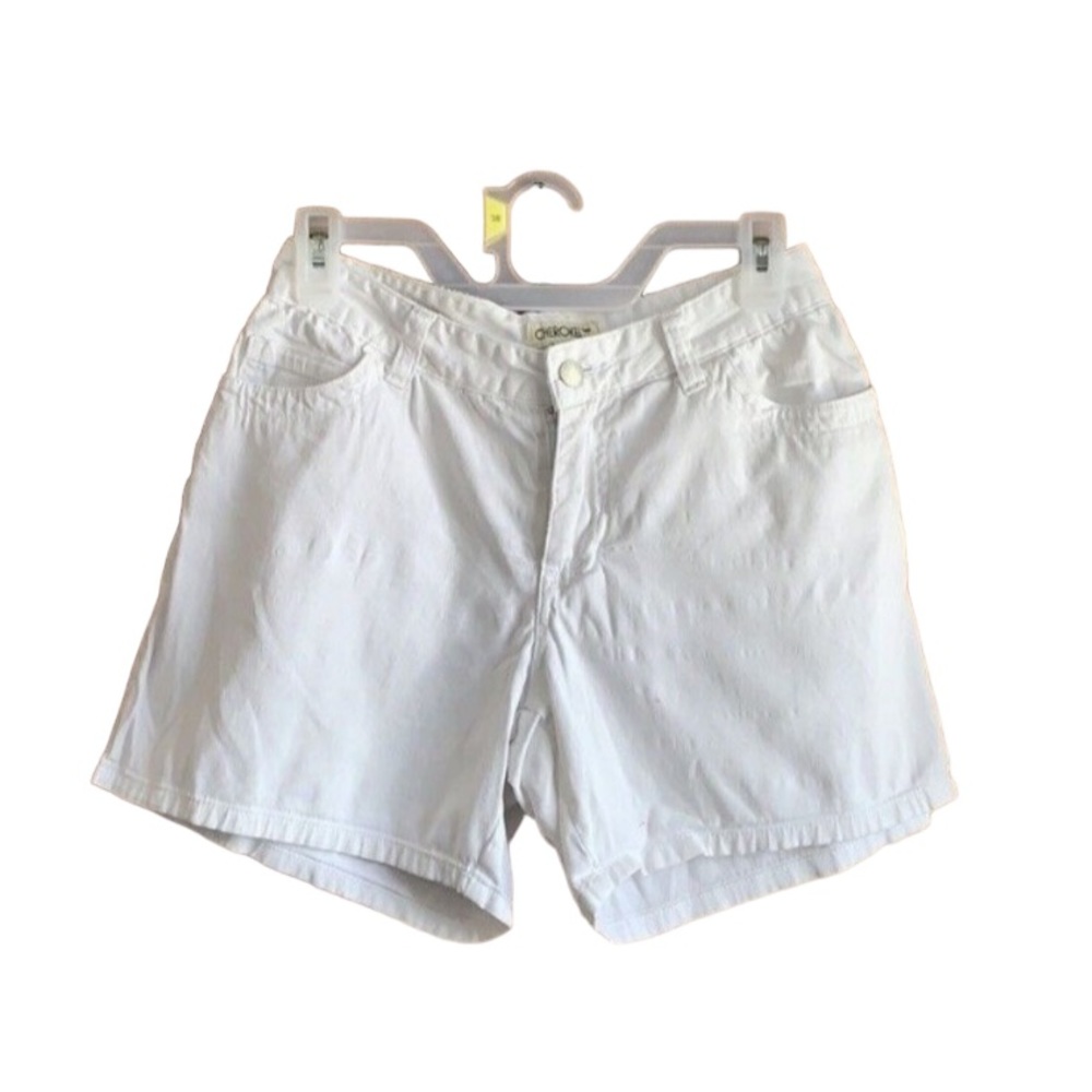 Vintage High Waisted Mom Jeans 90s Denim Short Size 2 White Shorts